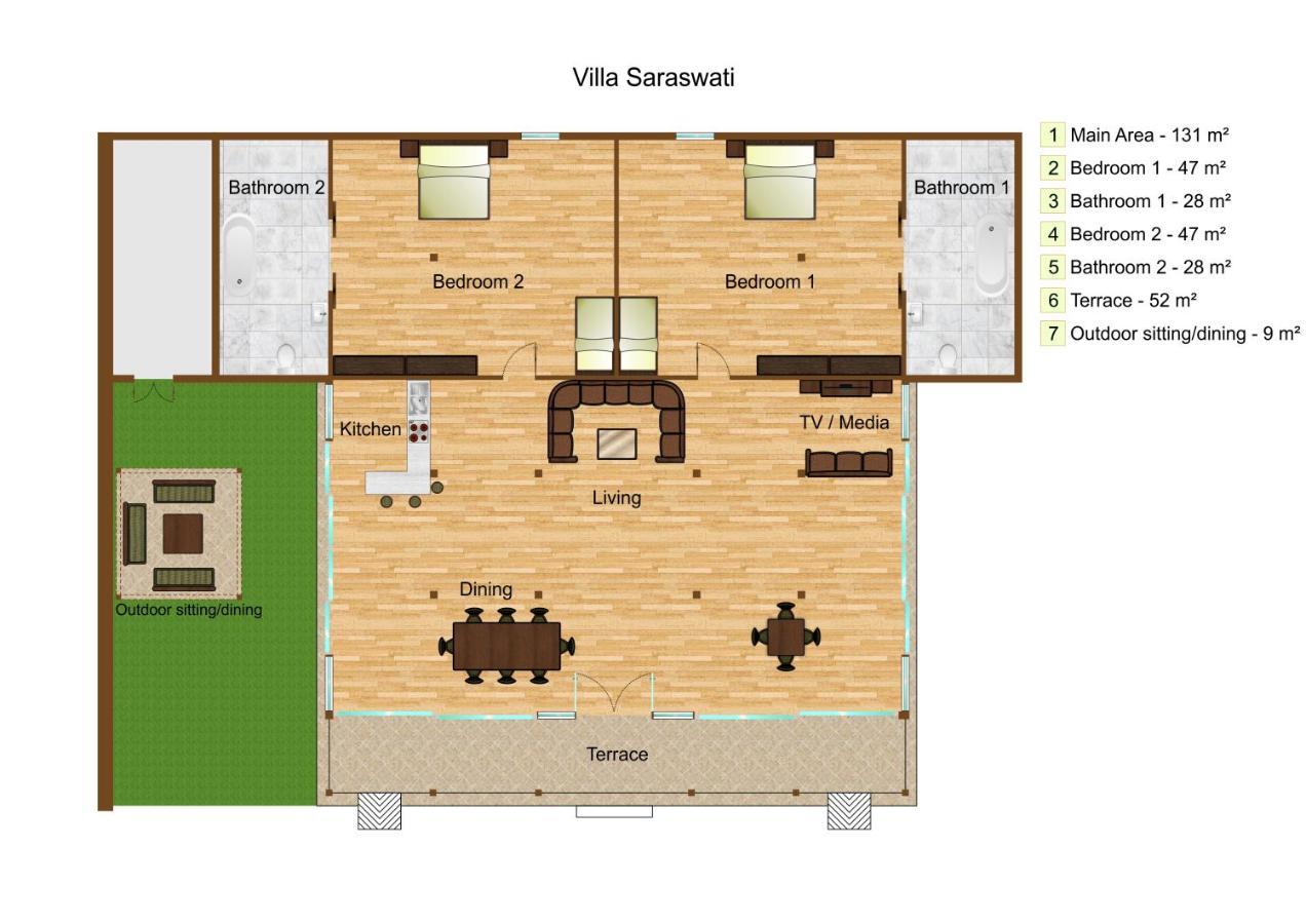 Oceanfront Citakara Sari Villas Кандидаса Екстер'єр фото